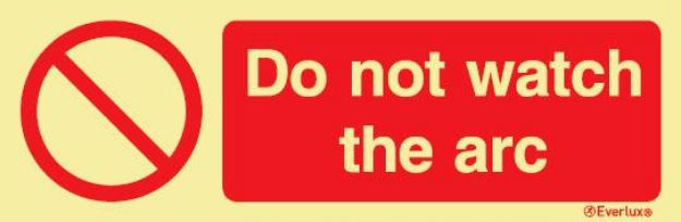 Prohibition, symbol with compl text, white vinyl, 